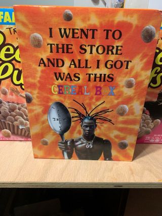 Rare travis scott family size reeses puff cereal box limited edition 2