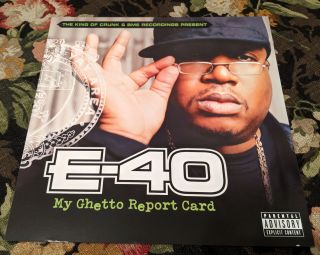 Bay Area Rap Promo Poster 12x12 " Flat - E - 40 - My Ghetto Report Card Bme/reprise