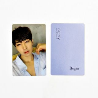 [seventeen] An Ode 독 : Fear Official Photocard / Begin Ver.  A - Wonwoo (정면)