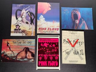 Pink Floyd Postcards 6 X Vintage Postcards The Wall