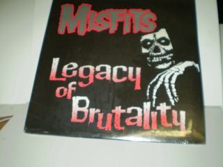 Misfits " Legacy Of Brutality " Vinyl,  Factory,  Never Opened
