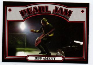 Pearl Jam Jeff Ament 2013 Chicago Wrigley Field Trading Card Rare