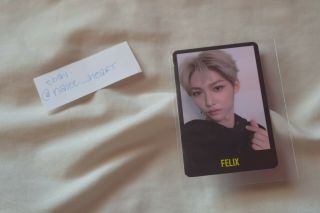 Stray Kids Cle1: Miroh Official Photocard Felix Black Border