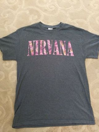 Nirvana Floral Logo T - Shirt