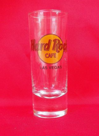 Hard Rock Cafe Las Vegas Shot Glass - Great Graphics -