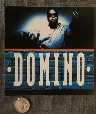 Rare Domino 90s Promo Sticker West Coast Hip - Hop Vtg