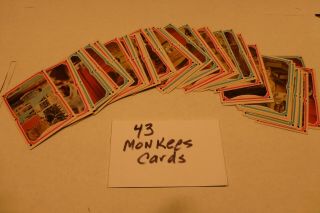44 Monkees Cards Collector Cards 1967 Raybert Prod.  Near