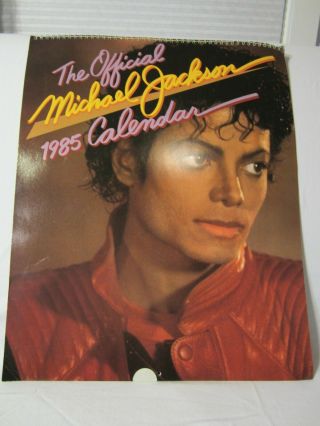 Vintage 1985 Michael Jackson Calendar