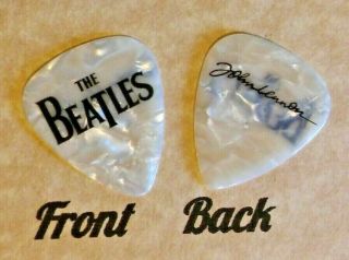 The Beatles Band John Lennon Signature Logo Guitar Pick - (q)