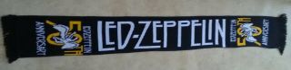 Led Zeppelin 50th Anniversary Scarf,  50th Anniversary Pin Badge.