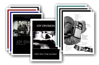 Joy Division - 10 Promotional Posters - Collectable Postcard Set 2
