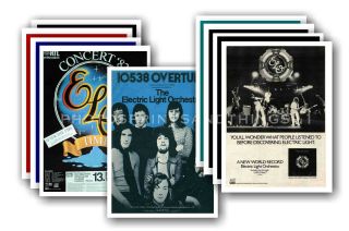 Electric Light Orchestra - 10 Promotional Posters - Collectable Postcard Set 3