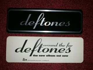 Deftones Very Rare Around The Fur Metallic Promo Sticker From 1997