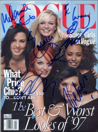 Sexy Spice Girls Signed Photo Autograph 8x10 - 2 Pictures Photographs Prints