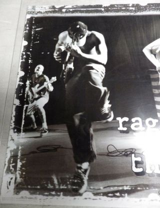 Rage Against the Machine 2000 Band Poster 24 X 33.  5 Published by Pyramid England 3
