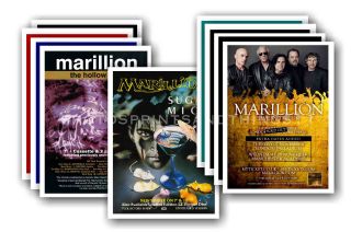 Marillion - 10 Promotional Posters Collectable Postcard Set 1