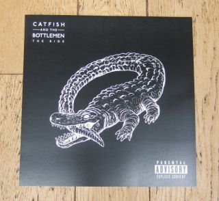 Catfish And The Bottlemen " The Ride " Promo Poster.  30 X 30 Cms.  Rare.