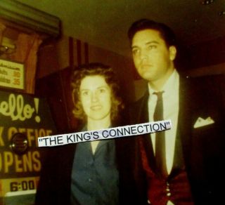 Photo - Unseen - Elvis Walking In Hallway With A Date Going To A Play