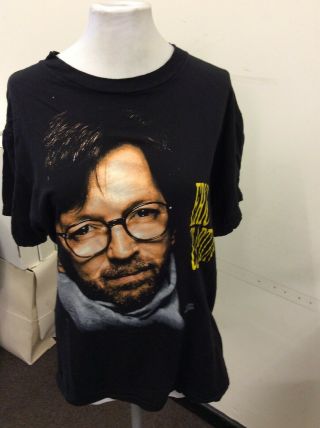 Eric Clapton Uk Tour T Shirt 1992 Size L