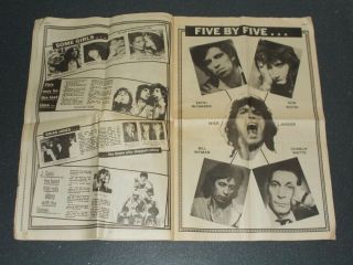 Yorkshire Eveninig Post 1982 The Rolling Stones Special Edition 15 Pages Of Pics 3