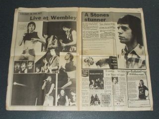 Yorkshire Eveninig Post 1982 The Rolling Stones Special Edition 15 Pages Of Pics 4