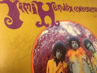 Jimi Hendrix Autographed Signed Record Cover