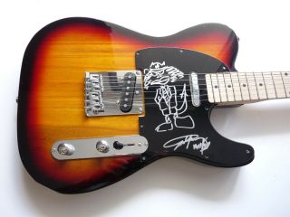 Angus Young Ac/dc Signed Autographed Guitar W/ Sketch Psa Real & Rr Certified