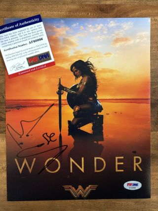 Gal Gadot Patty Jenkins Signed 8x10 Wonder Woman Poster Photo Psa/dna