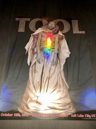 Tool Concert Poster - Salt Lake City - 10/18/19 - Art By Max Verehin