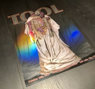 Tool Concert Poster - Salt Lake City - 10/18/19 - Art by Max Verehin 4