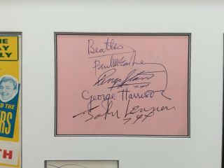 Beatles autographs 2