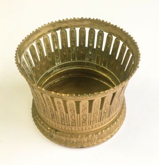 19th Century French Antique Dore Bronze Ormolu Crystal Basket Baccarat 9