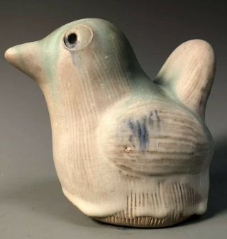 Mccarty Pottery Bird Signed Merigold Mississippi