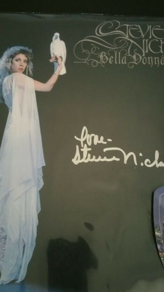 Fleetwood Mac Stevie Nicks signed autographed framed 8x11 photo,  VIP pass 4