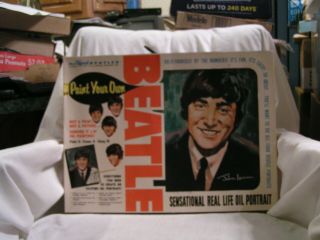 The Offical Beatles Number Oil Paint Set