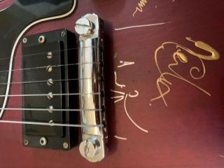 Slowdive - Gordon Smith Guitar,  signed 7