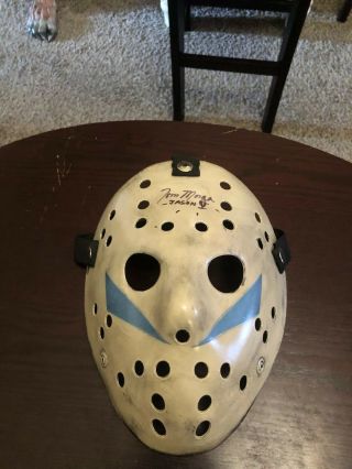 Tom Morga Signed Friday The 13th Part 5 Hockey Mask