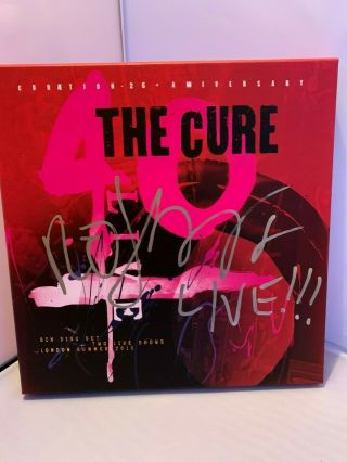 The Cure - 40th Anniversary Box Set Signed By Robert Smith