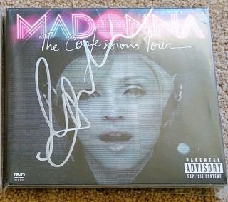 Madonna Confessions Dancefloor Live Cd Signed/autographed Very Rare Real Promo