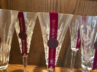 Waterford Crystal 12 Days Of Christmas Champagne Flutes Complete Set Of 12 2