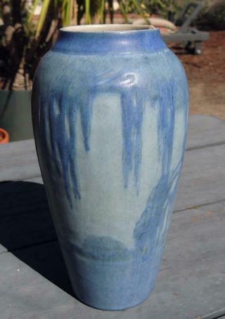 Newcomb College Pottery Sadie Irvine Moss & Moon Vase 1931 11