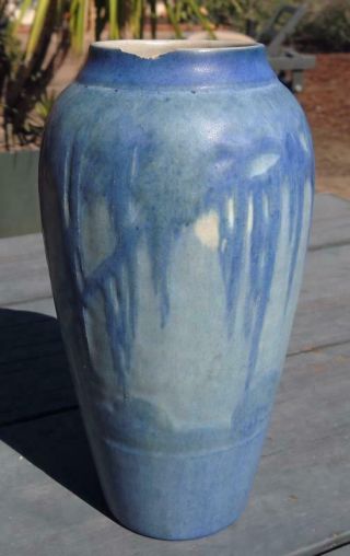 Newcomb College Pottery Sadie Irvine Moss & Moon Vase 1931 12