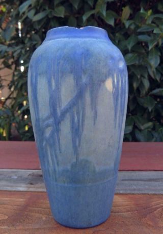 Newcomb College Pottery Sadie Irvine Moss & Moon Vase 1931 4