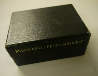 Brian Eno & Peter Schmidt - Oblique Strategies 1975 1st Edition Hand Signed Rare