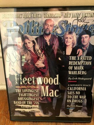 Fleetwood Mac 5x Signed Rolling Stone Cover