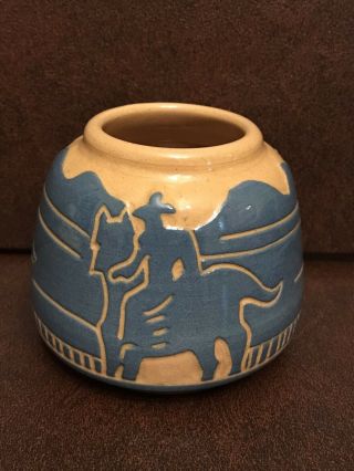 Und University Of North Dakota School Of Mines Pottery Vase By Julia Mattson