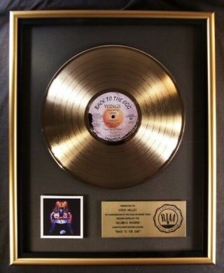 Paul Mccartney & Wings Back To The Egg Lp Gold Riaa Record Award To Steve Holley