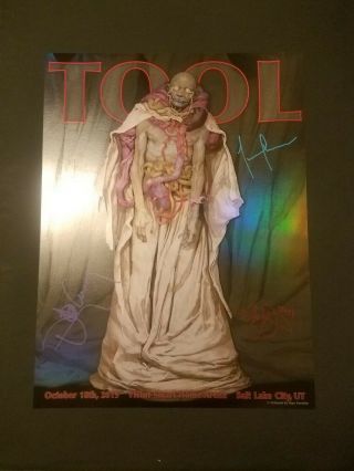 Signed / Autographed Tool Poster Salt Lake City 2019 Max Verehin