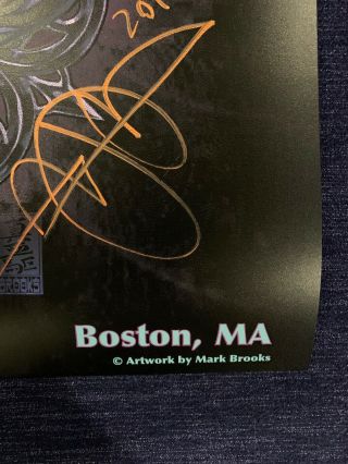 Tool Signed Poster Boston TD Garden 4