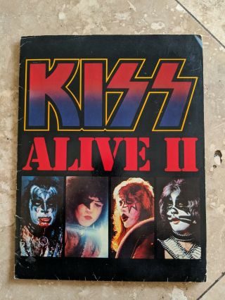 L@@k 1977 Kiss Press Kit Alive Ii Complete Aucoin With Photo Set